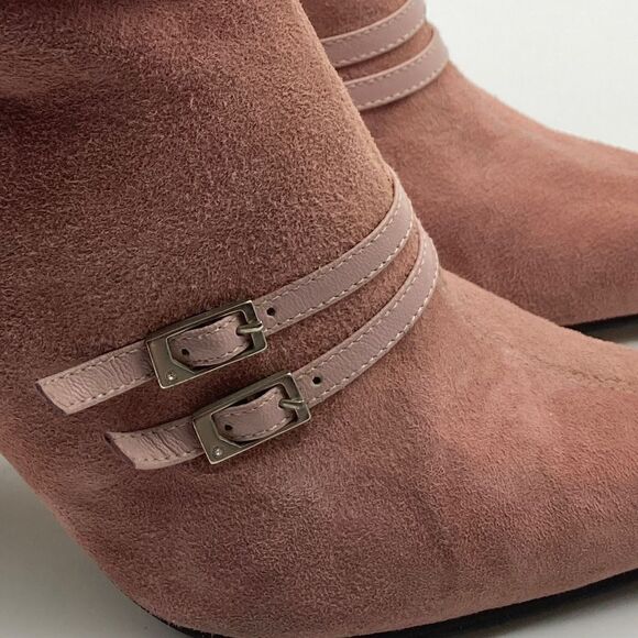 Vintage Pierre Cardin Paris Women’s Pink Boots Size 9B - Picture 3 of 8